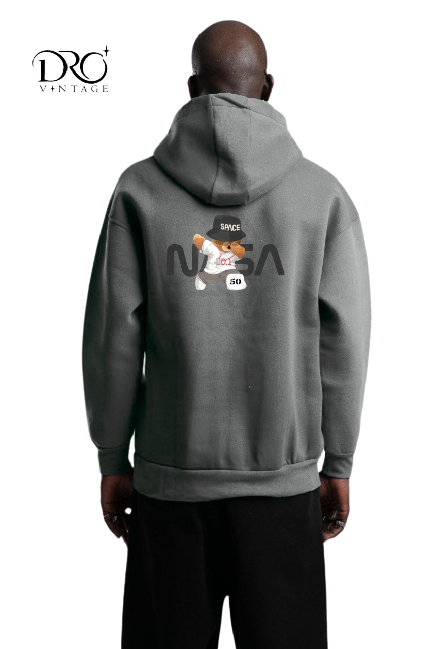 Dro Vintage NASA Bear Space Hoodie